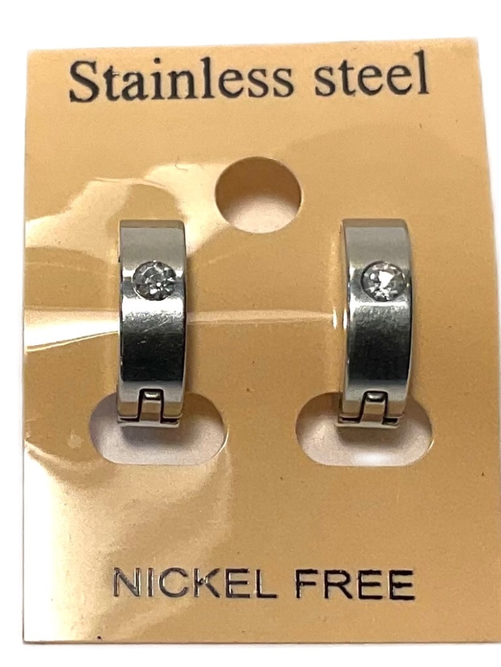 Stainless Steel Hoop Earrings
